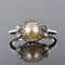 Bague 58 Art déco - Bague en platine avec perle de culture et diamants 58 Facettes 19-278-54