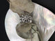 Bague 62 Bague dôme en or blanc 18 carats et diamants baguette 58 Facettes 20-589-59