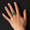 Bague 62 Bague chevalière vintage en or jaune 18 carats au chrysoprase 58 Facettes 19-410-58