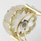 Bague 50 Bague en or jaune 14 carats au cristal de roche et diamants 58 Facettes 19-176A