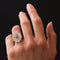 Bague 50 Bague en or jaune 14 carats au cristal de roche et diamants 58 Facettes 19-176A