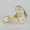 Bague 50 Bague en or jaune 14 carats au cristal de roche et diamants 58 Facettes 19-176A