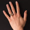 Bague 52 Bague tank en or jaune 18 carats et diamants 58 Facettes CV75-52
