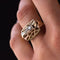 Bague 52 Bague tank en or jaune 18 carats et diamants 58 Facettes CV75-52
