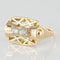 Bague 52 Bague tank en or jaune 18 carats et diamants 58 Facettes CV75-52