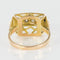 Bague 52 Bague tank en or jaune 18 carats et diamants 58 Facettes CV75-52