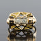 Bague 52 Bague tank en or jaune 18 carats et diamants 58 Facettes CV75-52