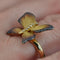 Bague 50 Bague papillon en or jaune 18 carats, émail et diamants 58 Facettes 13-215-7983000-51