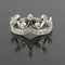 Bague 52 Bague couronne en or blanc 18 carats et diamants 58 Facettes 08-016-1527932-55