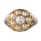 Bague 56 Bague diamants et émail bleu en or jaune 18 carats 58 Facettes 08-017-1463177-57