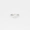 Bague 51 Bague solitaire en or blanc 18k avec diamant taille brillant 1,10 ct 58 Facettes