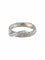 Bague 53 Oro Trend - Bague entrelacs en or blanc 18K et diamants 58 Facettes