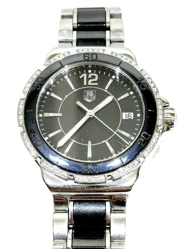 Montre TAG Heuer Formula 1 - Montre femme en céramique et acier diamants 58 Facettes 1714282