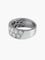 Bague 60 Bague ruban en or blanc 18K sertie de diamants 58 Facettes