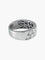 Bague 60 Bague ruban en or blanc 18K sertie de diamants 58 Facettes