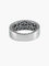 Bague 60 Bague ruban en or blanc 18K sertie de diamants 58 Facettes