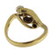 Bague 55 Bague style ancien en or jaune 750 et argent, diamants taille ancienne 58 Facettes G3893