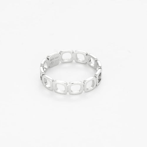 Bague 49 Dinh Van - Impression Domino - Bague en or blanc et diamants 58 Facettes ENG11693