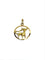 Pendentif Médaille Taureau en or rose et or jaune 18 carats 58 Facettes 1714295
