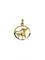 Pendentif Médaille Taureau en or rose et or jaune 18 carats 58 Facettes 1714295