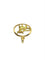Pendentif Médaille Taureau en or rose et or jaune 18 carats 58 Facettes 1714295