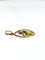 Pendentif Médaille Taureau en or rose et or jaune 18 carats 58 Facettes 1714295