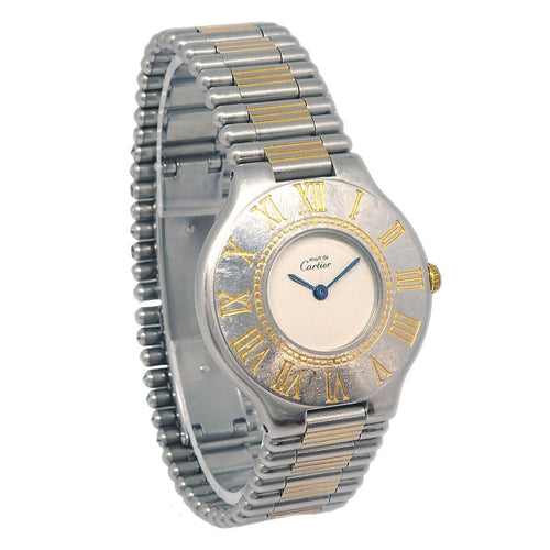 Montre Cartier Must de Cartier 21 - Montre en acier quartz 58 Facettes r6uj2f