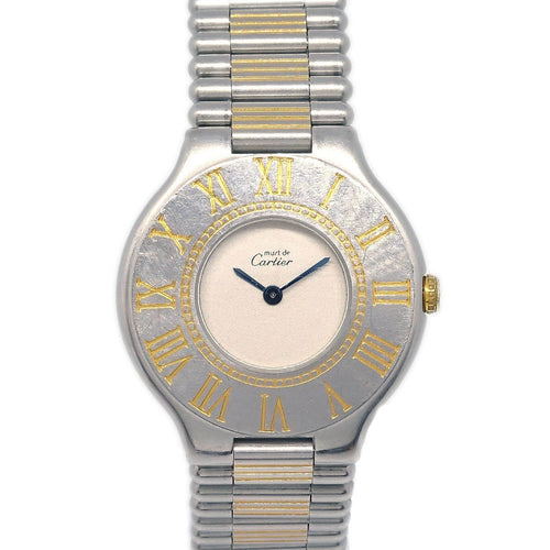 Montre Cartier Must de Cartier 21 - Montre en acier quartz 58 Facettes r6uj2f