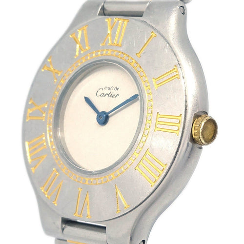 Montre Cartier Must de Cartier 21 - Montre en acier quartz 58 Facettes r6uj2f