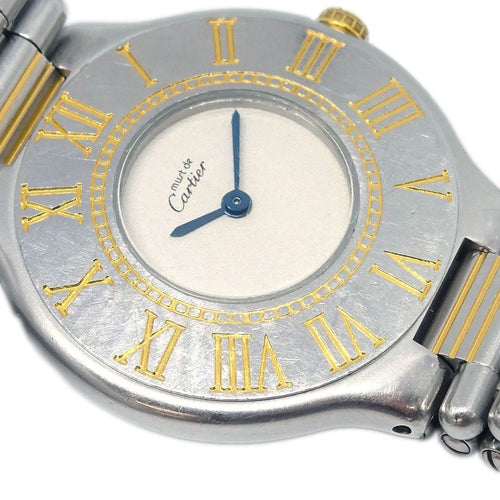 Montre Cartier Must de Cartier 21 - Montre en acier quartz 58 Facettes r6uj2f