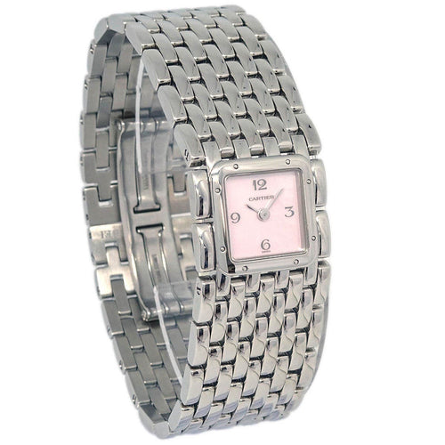 Montre Cartier Panthère Ruban - Montre quartz en acier et nacre 58 Facettes h9u3xa54x5