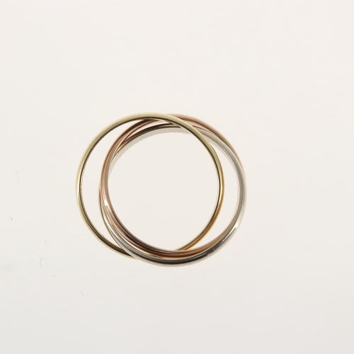 Bague 48 Cartier - Bague Trinity en or tricolore 18K 58 Facettes p09jvu7jmp