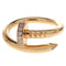 Bague 50 Cartier Juste un Clou - Bague en or rose et diamants 58 Facettes bd40worrh3