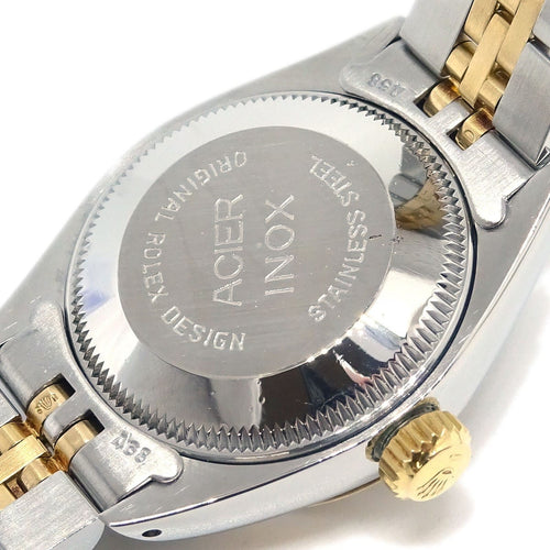 Montre Rolex Oyster Perpetual Datejust - Montre automatique en acier inoxydable et or jaune 58 Facettes d8a577jgjl