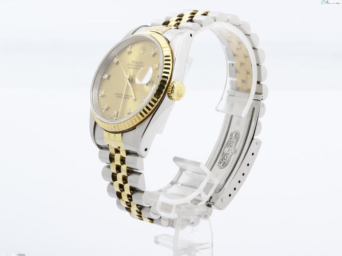 Montre Rolex Datejust 36 - Montre automatique en or et acier 58 Facettes aphskd