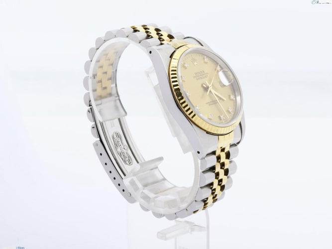Montre Rolex Datejust 36 - Montre automatique en or et acier 58 Facettes aphskd