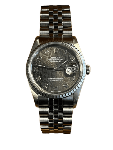 Montre Rolex Oyster Perpetual Datejust - Montre en acier 58 Facettes idy5imfx8g