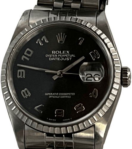 Montre Rolex Oyster Perpetual Datejust - Montre en acier 58 Facettes idy5imfx8g