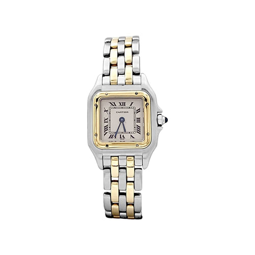 Montre Montre Cartier, "Panthère", acier et or jaune. 58 Facettes 35386