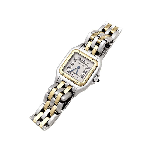 Montre Montre Cartier, "Panthère", acier et or jaune. 58 Facettes 35386