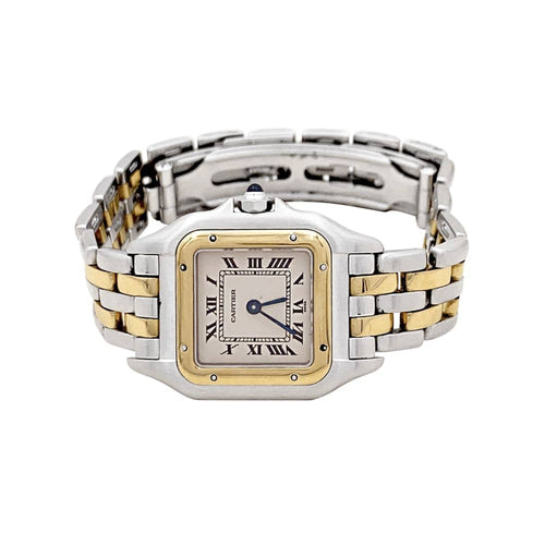 Montre Montre Cartier, "Panthère", acier et or jaune. 58 Facettes 35386