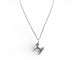 Collier collier HERMES panache h077298fb00 pendentif galop metal argente 58 Facettes 273214