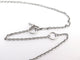 Collier collier HERMES panache h077298fb00 pendentif galop metal argente 58 Facettes 273214