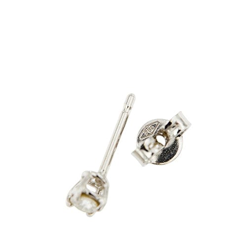 Boucles d'oreilles Boucles d’oreilles puces point de lumière en or blanc 18 kt et diamants 0,20 ct 58 Facettes 36960