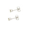 Boucles d'oreilles Boucles d’oreilles puces point de lumière en or blanc 18 kt et diamants 0,20 ct 58 Facettes 36960