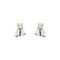 Boucles d'oreilles Boucles d’oreilles puces point de lumière en or blanc 18 kt et diamants 0,20 ct 58 Facettes 36960