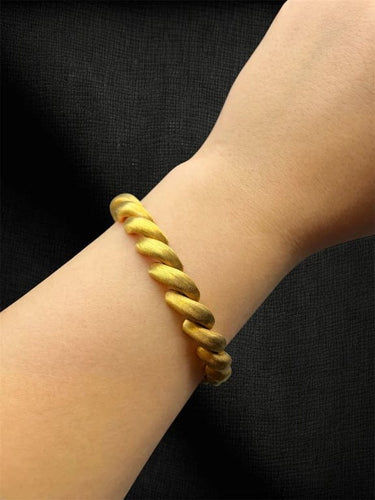 Bracelet Bracelet « Intreccio D'oro » en or jaune 18 carats 58 Facettes