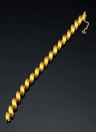 Bracelet Bracelet « Intreccio D'oro » en or jaune 18 carats 58 Facettes