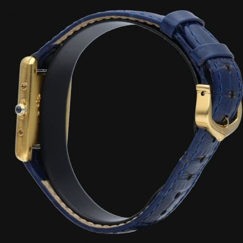 Montre Cartier Montre Tank Vermeil Must De Cartier Vermeil 58 Facettes MT43337