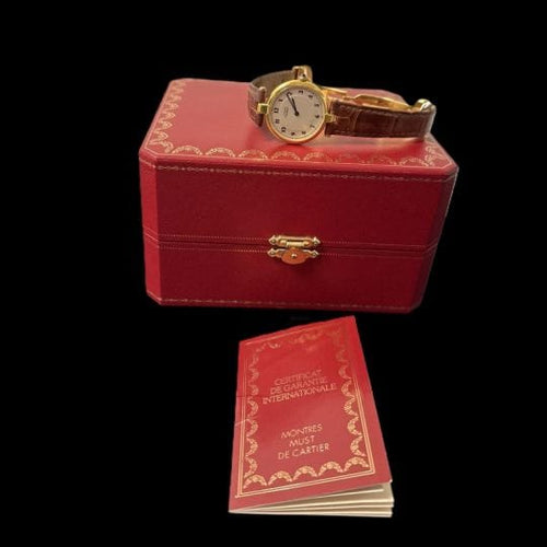 Montre Cartier Montre Must De Cartier Vermeil 58 Facettes MT44364